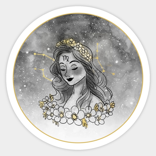 Virgo Sticker by shelbywolf